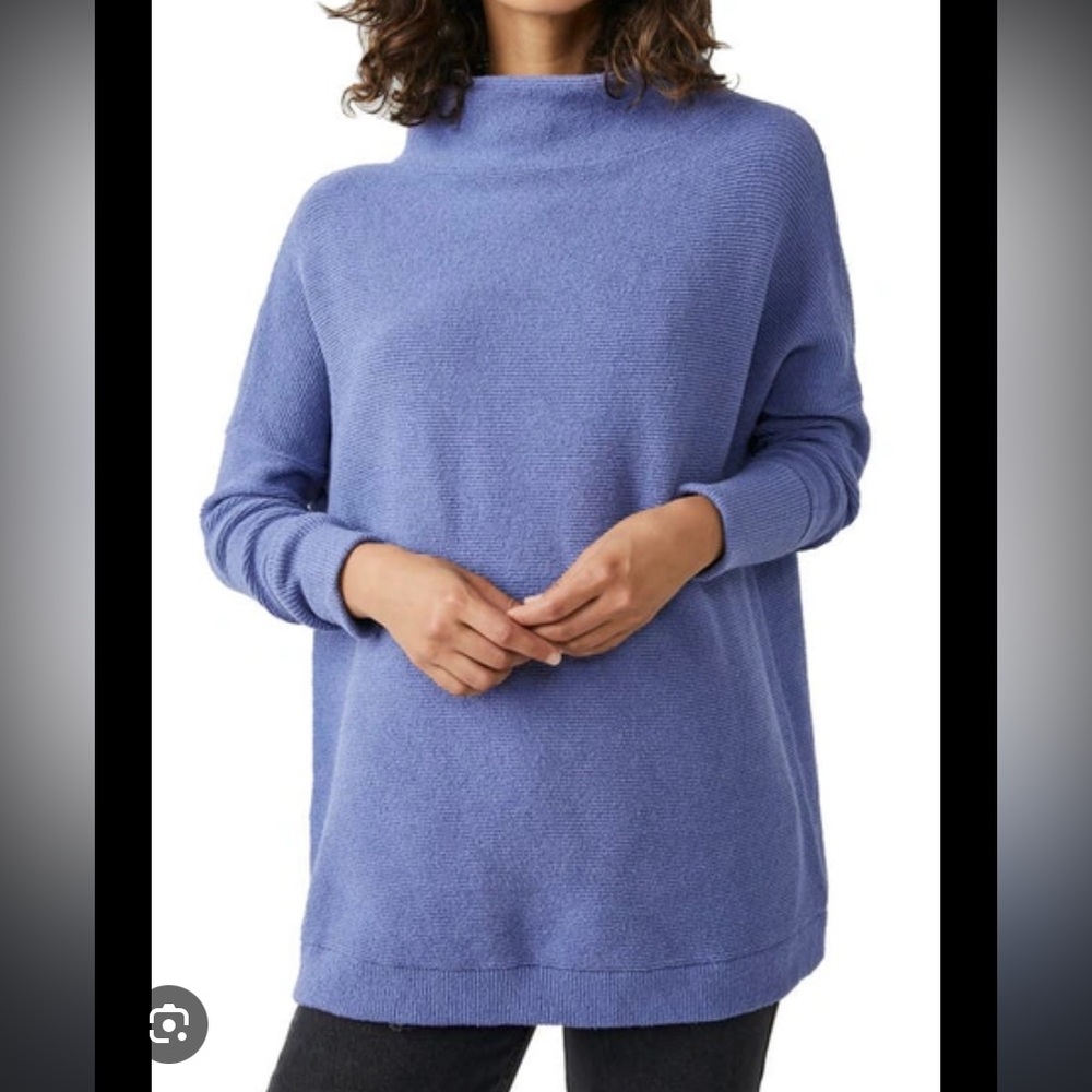 Free People Ottoman Tunic Sweater in prep peri